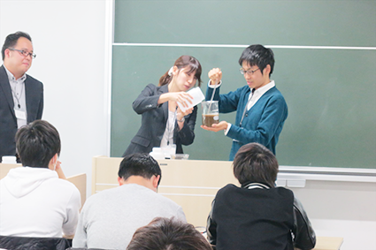 汚泥の凝集実験